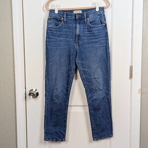 Madewell | Blue High-Rise Slim Crop Boyjean Denim Jeans Size 27
